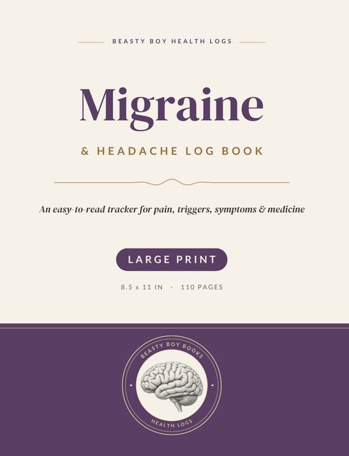 Cover of Migraine & Headache Log Book